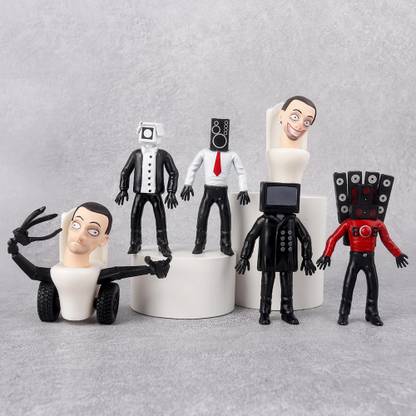 toypapa skibidi toilet toy | speaker TV camera audio man |couple toilet head toy figures