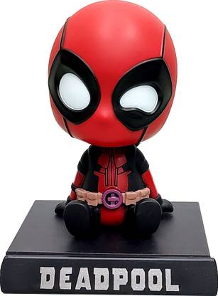 THEPARTYBOOSTER Deadpool Bobblehead for Desk and Car Dashboard
