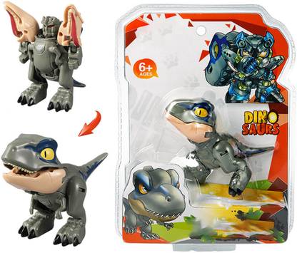 HASTHIP Transform Robot Dinosaur Toys for Kids 3-7 Years Transforming Mini Dinosaur