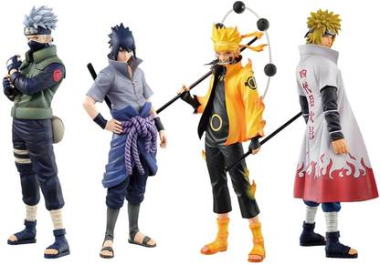 Augen Naruto 4 - F Action Figure Limited Edition for Table (17cm) (Pack of 4)