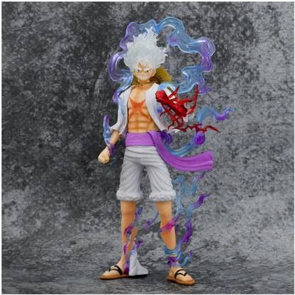 Anime Land Monkey D Luffy Gear 5 One Piece 30cm Big Size Anime Action Figure Merchandise