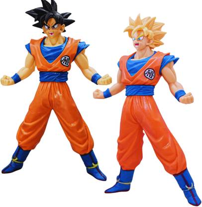 Mallexo Anime Action Figures Set 2PCs Dragon Ball Z Toys for Kids Goku Toys -18CM
