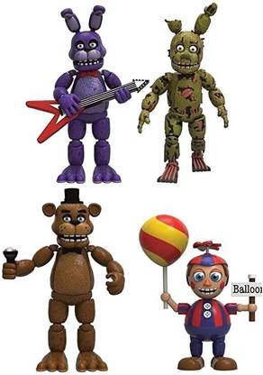 Delite Five Nights at Freddy's popular game 4 Mini Toy Action Figures