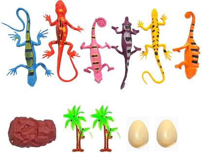 IndusBay Plastic Toy Lizard Reptiles Toys for Kids,