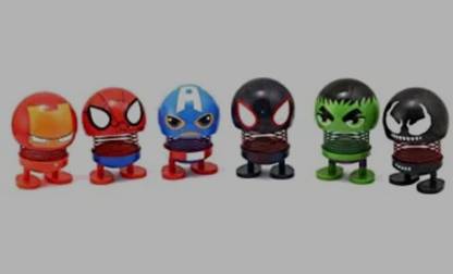 Gadget Zone Red spider-man,Black spider-man,hulk,Captain America,Black venom,Red iron man