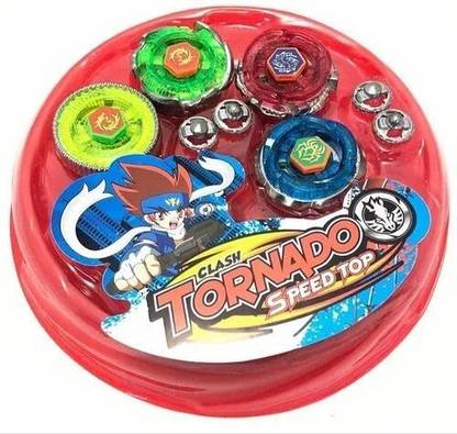 DL MART Spinning Top Set with Ripchord Launcher and Assembly Tool