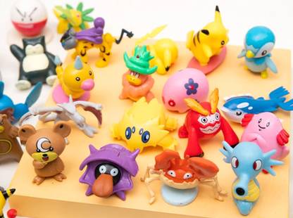 FOZZO-SK Pokemon 24 Rare Cute Monsters Random Figures Cartoon Tiny Toys