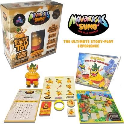 VINBO Collectibles SUMO - The Silly Monster, Bhayanak Ras (Fear and Mockery), NAVARASAS Series