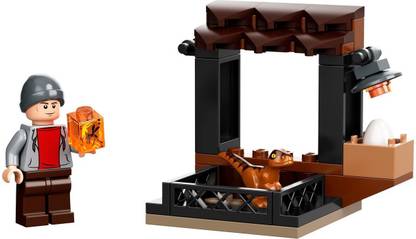 Delite Jurassic World Dinosaur Market Mini Building Blocks Legoing Toy Figures