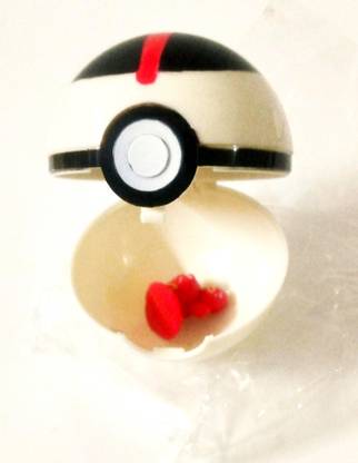 FOZZO-SK New Catch Poke Ball Pokemon with Tiny Figure Random kids anime cartoon inside