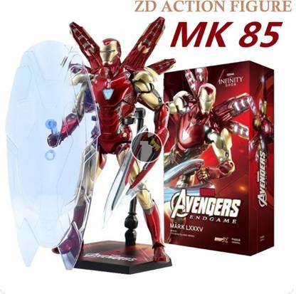 FOZZO-SK New IRON MAN Legacy Mark Suit Avengers ZD Toys Action Figure Movie Model 7 inch