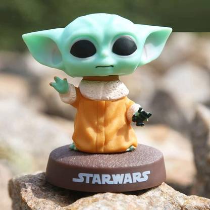 gtrp Baby Yoda Star Wars Mandalorian Bobblehead | Car Dashboard Bobblehead Companion