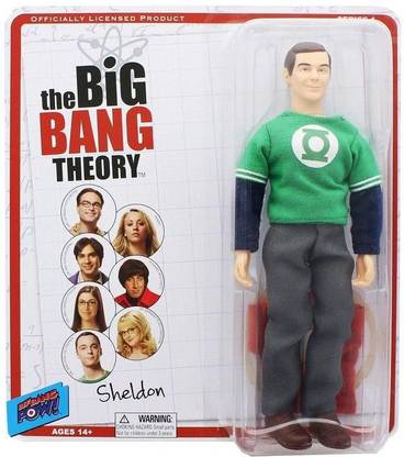 The Big Bang Theory Bif Bang Pow Big Bang Theory Sheldon Retro Clothed 8" Figure