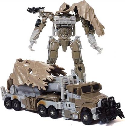 kitmeer Megatron Converting Into Vehicle Mode Converting Figure Robot to Truck