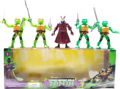 somesh gupta TEENAGE MUTANT NINJA TURTLE ACTION FIGURES TOY TURTLE ( Ninja Weapon)