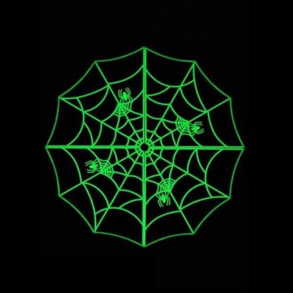 Partywala Halloween Glow in Dark Spider Web Hanging