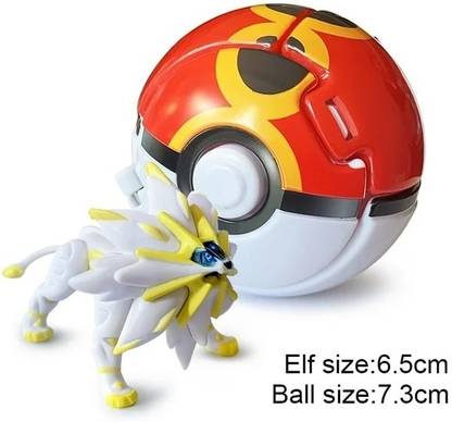 CrazyBuy Poikemon Pokeball Pop-up Cartoon Plastic BALL Pikachu Monster Toy For Kids