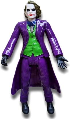 GLOWZADE Joker Action Figure 11inch With Moveable Parts and Light & Sound Action Figure