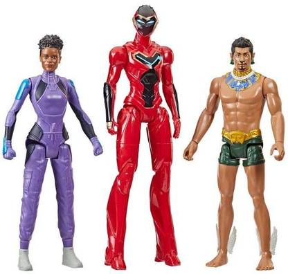 MARVEL Black Panther Wakanda Forever Titan Hero Series - Shuri, Ironheart, Namor 3pk