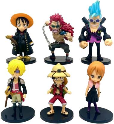 Augen Onepiece 6 - G Action Figure Limited Edition for Table (9cm) (Pack of 6)