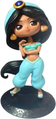 RB Collections Alladin Doll Jasmine Action Figure Q-Style Figure (Size - 15 cm) (Multicolor)
