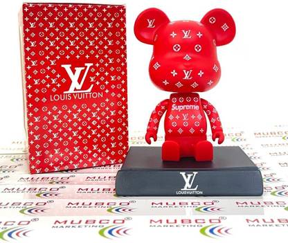 Mubco LV Bearbrick Bobble Head Shaking Doll | Phone Holder Home Decoration Toys Gift |