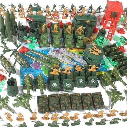 BNF Army Men Play Set Mini Action Figure with Soldiers Toys Pretend Play Gifts
