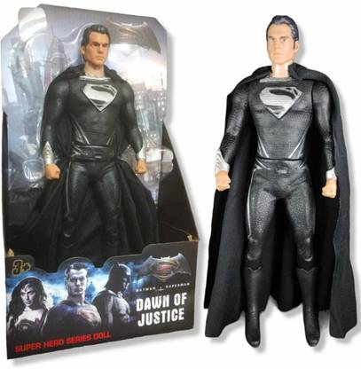 toyeez Black Superman:- Man of Steel Action Figure