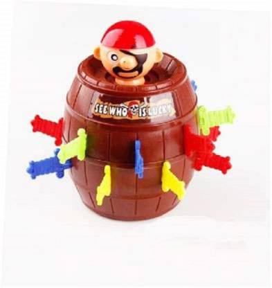 FLYmart Loot Crazy Pirate | Thrilling Pop Up Pirate Barrel Sword Party Time Game for Kid