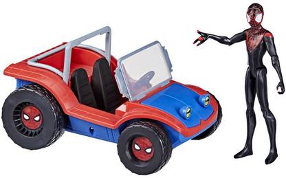 मार्वल Spider-Man Mobile 6-Inch-Scale Vehicle with Miles Morales Toys for Kids