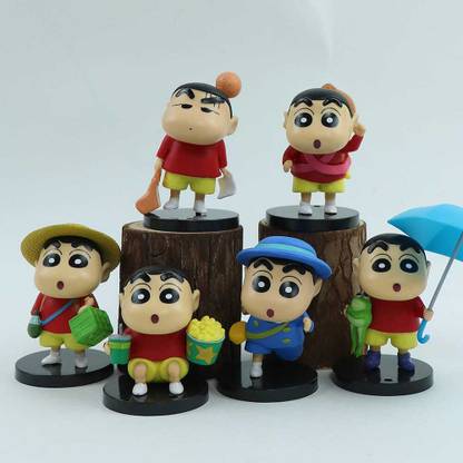 Verity Cute Shinchan Figures - Set of 6 - Set B