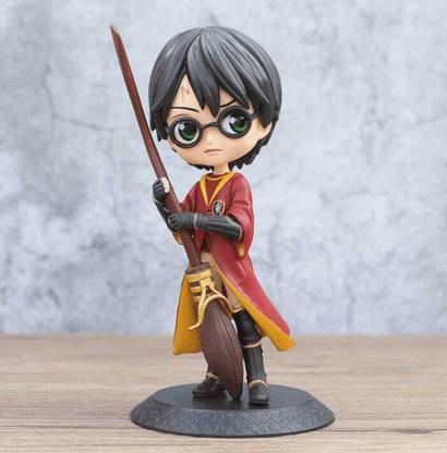 Raregets Harry Potter Action Figure, Harry with Broom, Special Edition Series - 16 Cm