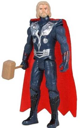 YORDEY Thor Marvel Avengers Action Figure Toy Set for Kids with & LED Light