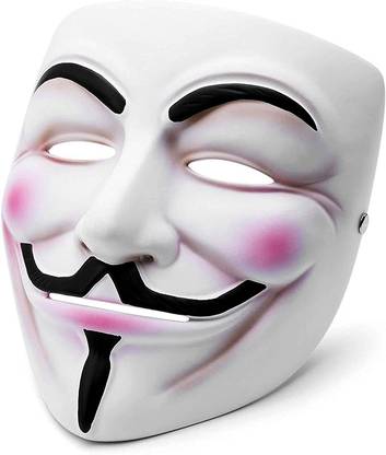 Selva Front Anonymous Face Masks for Halloween Party Mask