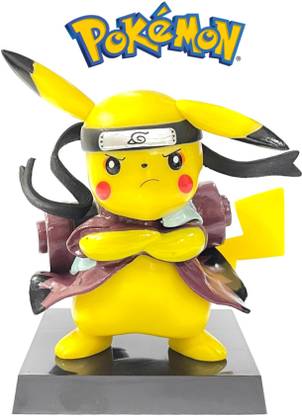 Mubco Anime Pokemon Pikachu Cosplay Naruto Uzumaki Figure PVC Collectible Toys Gift