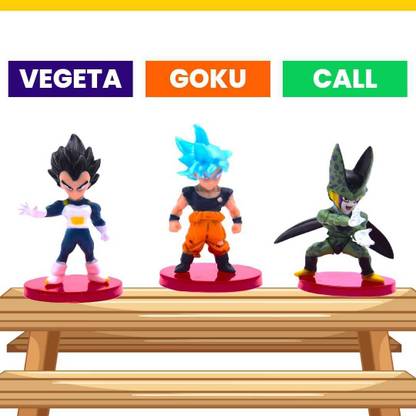 JSVS Dragon BallZ 3 Pcs Set Goku, Vegeta and Call