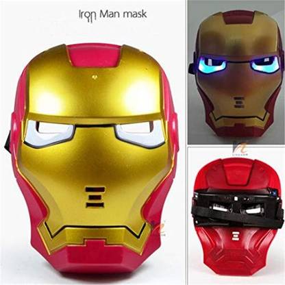Zest4u Iron Man Model Mask Half Helmet LED Light mask Toy for Kids(Single pc)