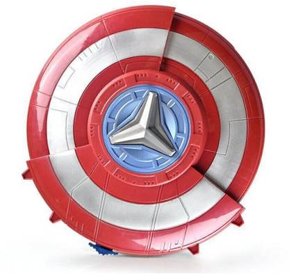 Akvanar Captain America Mask 2 in 1 Shield Hidden Launcher Soft Gun