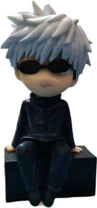 Lil Tara Gojo Satoru From Jujutsu kaisen sitting on bench collectible model