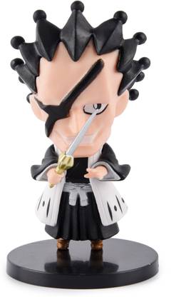 ComicSense Bleach Anime Action Figure Kenpachi Captain Chibi Anime Figurine Statue (10 cm)