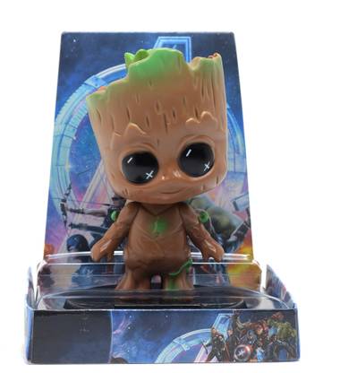 Daiyamondo I Am Groot Solar-Powered Dancing Bobble Head Toy Fun & Eco-Friendly Solar Decor