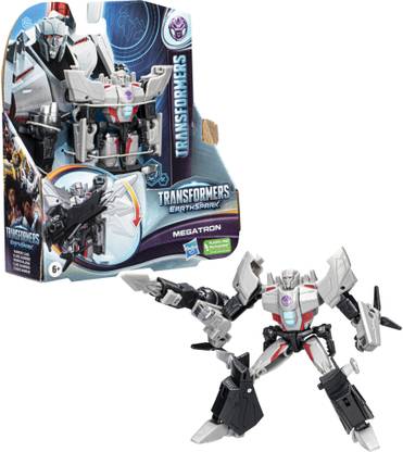 TRANSFORMERS Toys EarthSpark Warrior Class Megatron Figure Toys for Kids Ages 6 and Up