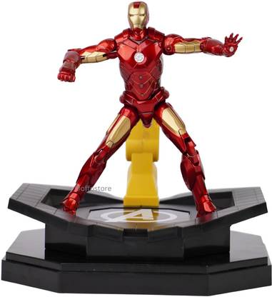 OFFO IronMan Mark 42 Action Figure for Home Decors Office Desk and Study Table