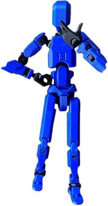 CERO Dummy 13 Action Figure Robot – Build-It-Yourself 3D Printed Model (BLUE)
