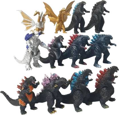 WHITE POPCORN Limited Edition Anime Action Figure Godzilla Set of 12 | Anime Toys