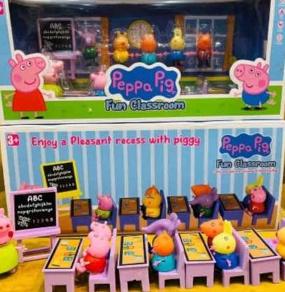 RIGHT SEARCH Peppa Pig Classroom School Play Set for Kids