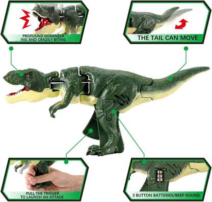 Akvanar Dinosaur Toys Sound & Light Press Dinosaur Chomper Toys