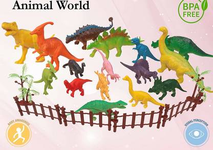 Johnnie Boy Dinosaur Set for Kids|Wild animals, Jungle Animals, Zoo Animals toy set