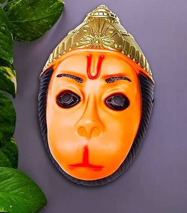PRIYA PARTY DECORATION Festival God Role Play Hanuman Ji Face Mask Toy for Kids