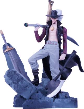 OFFO One Piece Anime Dracule Mihawk Action Figure for Home decor and Desk